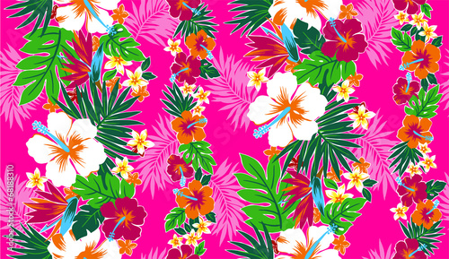 ハイビスカスのパターン