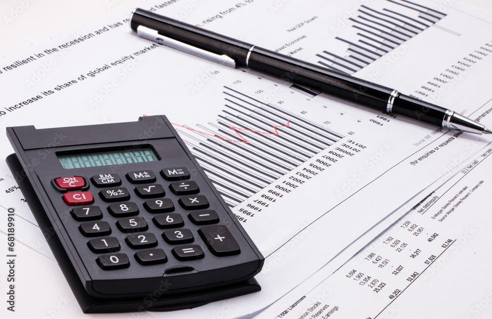 financial analysis concept including statistics graphs charts financial analysis concept including statistics graphs charts