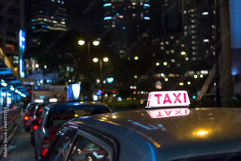 Taxi in the night