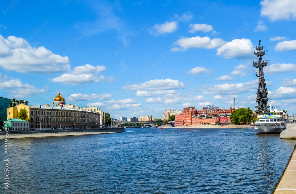Obraz premium Moscow river