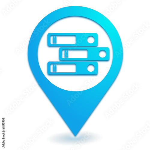 archives sur symbole localisation bleu
