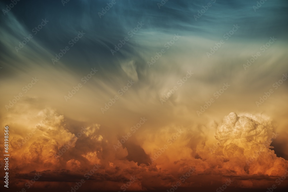 Stormy Cloud Nature Backdrop