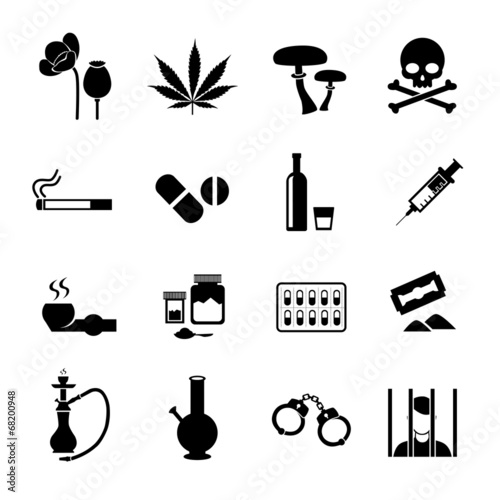 Narcotic drugs icon