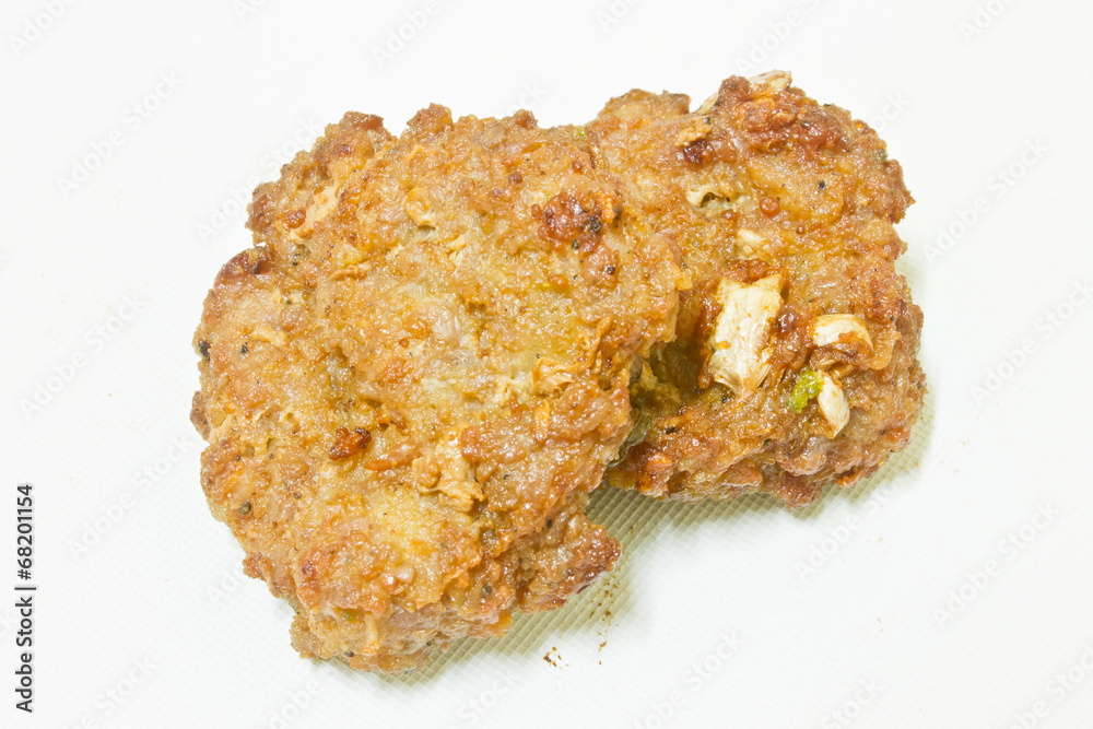fried pork with garlic pepper