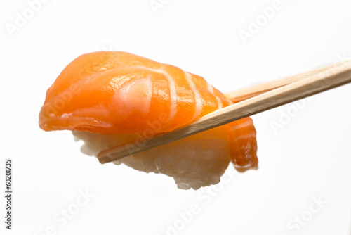 サーモン サケ 寿司 sushi 白背景
