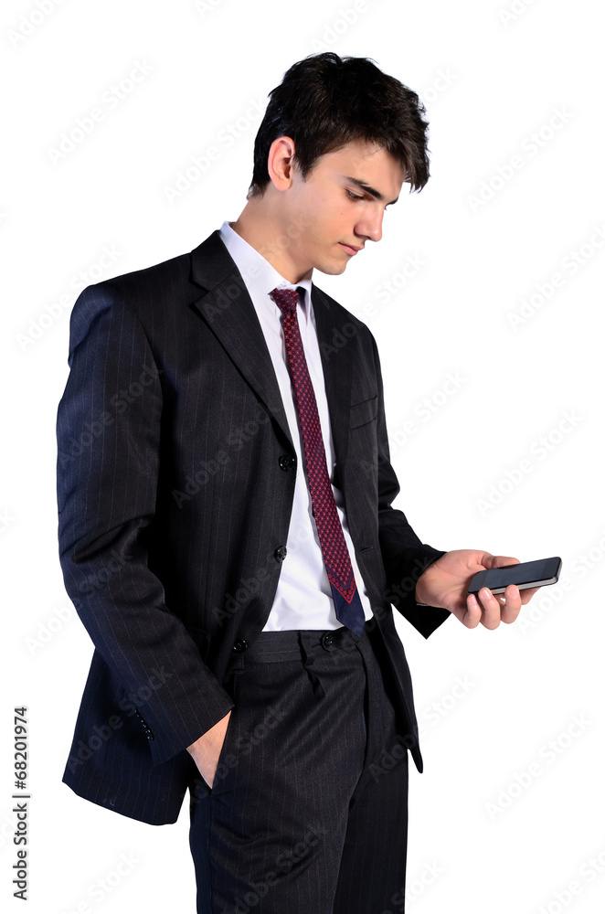 isolated business man isolated business man