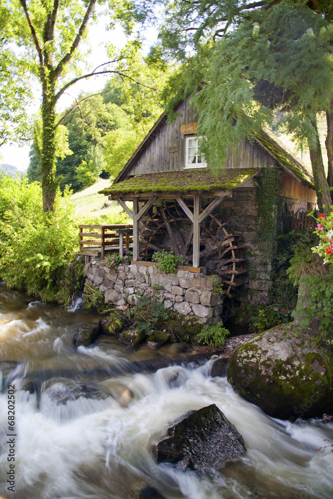 Wassermühle im Schwarzwald Wassermühle im Schwarzwald