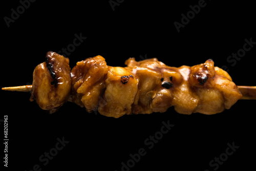 Φωτογραφία もも 焼き鳥 yakitori 黒背景
