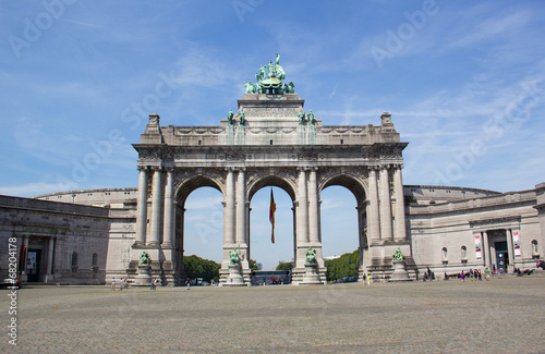 The Triumphal Arch in Cinquantennaire, Brussels