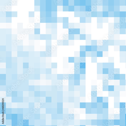 Blue abstrack mosaic background, vector