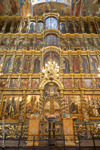 The frescoes in the Church of Elijah the Prophet in Yaroslavl