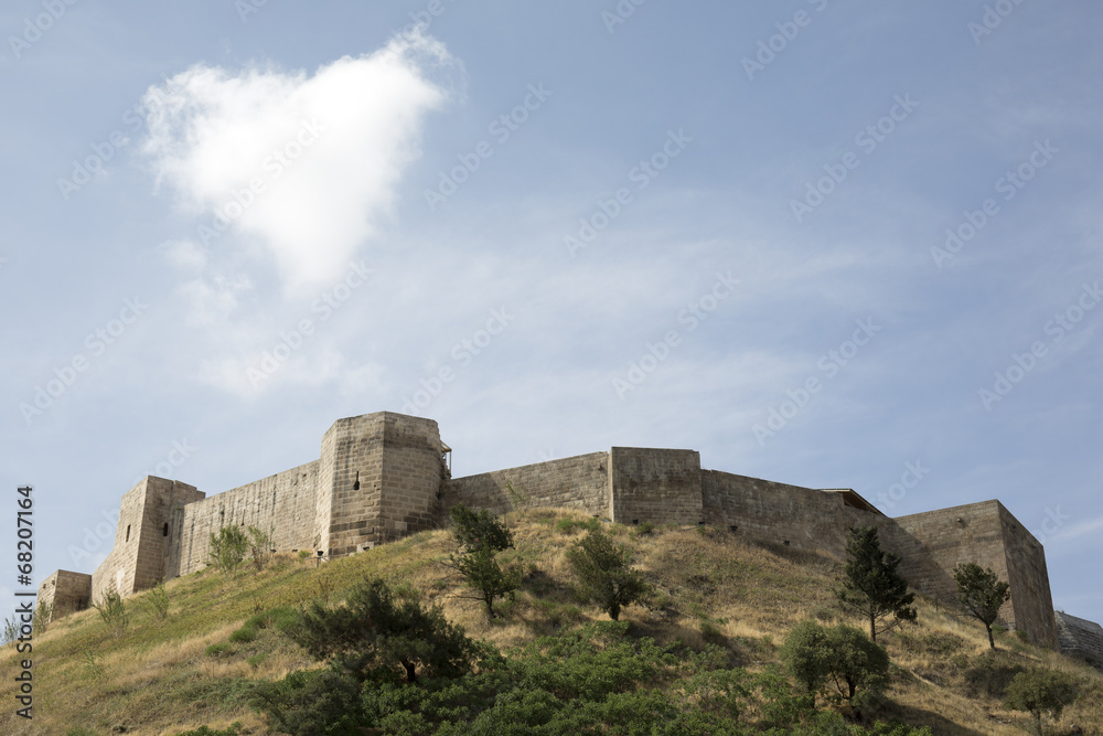 Gaziantep castle in Gaziantep, Turkey