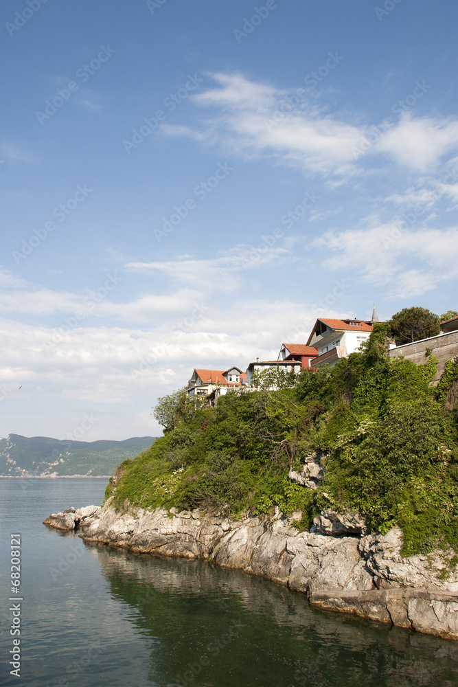Some of houses of Amasra on hill, Amasra, Turkey