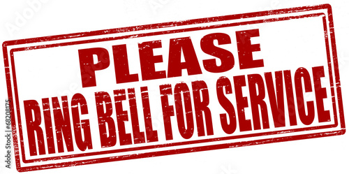 Please ring bell for service