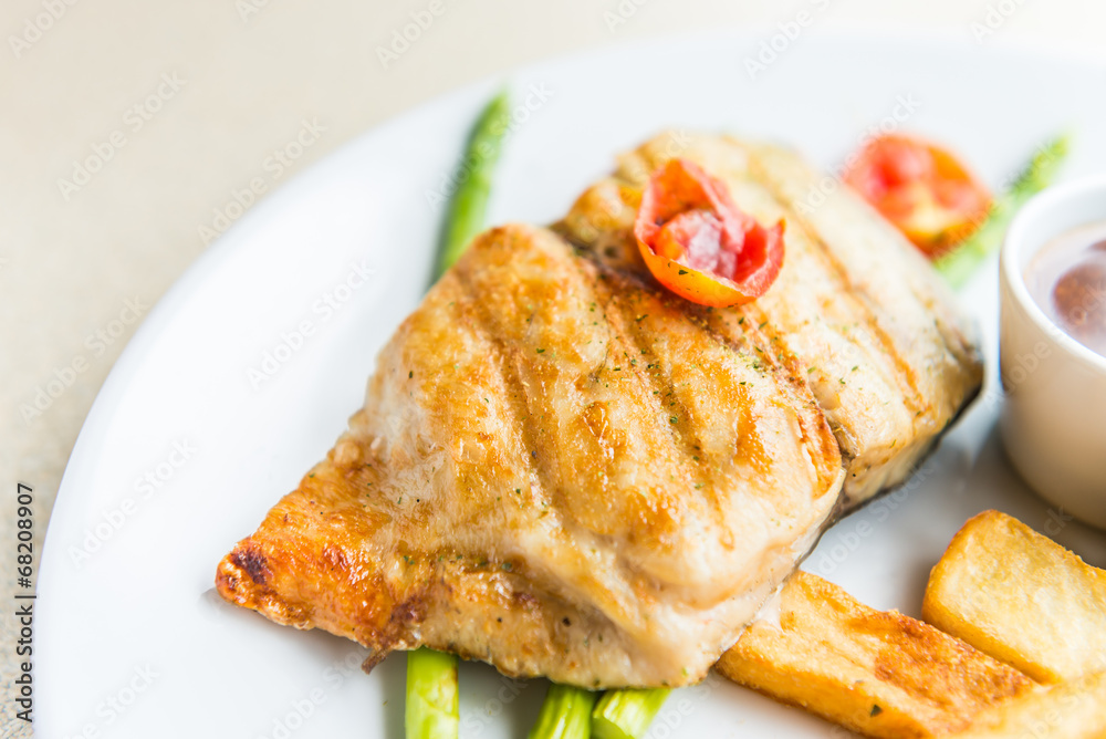 Barramundi steak Barramundi steak