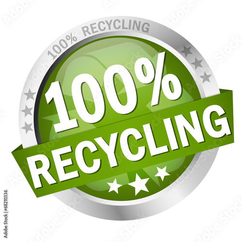 Button - 100 % Recycling
