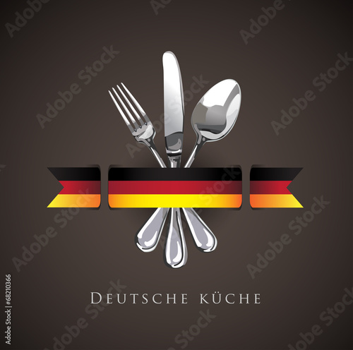 German Restaurant Catering Gastroservice Logo