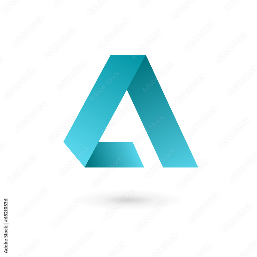 Letter A logo design template elements. Letter A logo design template elements.