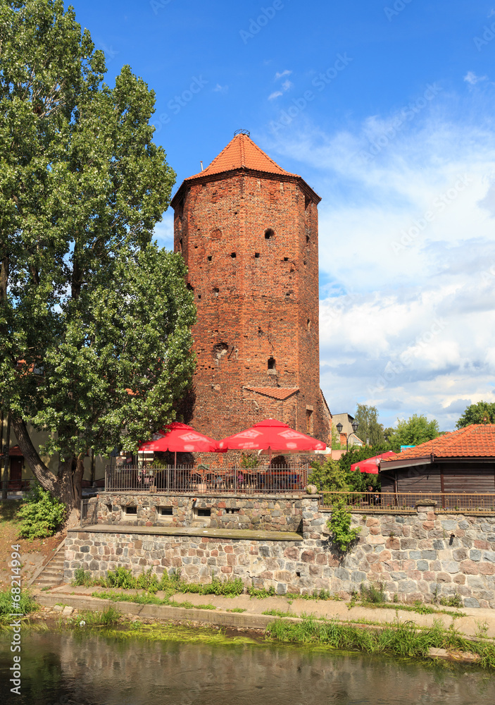 Mazury tower of the fourteenth century, Brodnica, Poland