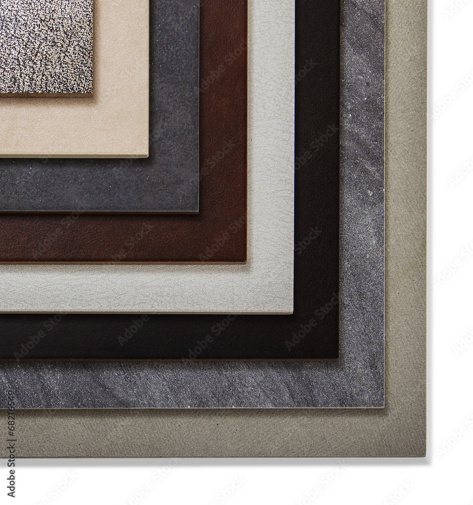 Fototapeta premium Samples of a ceramic tile