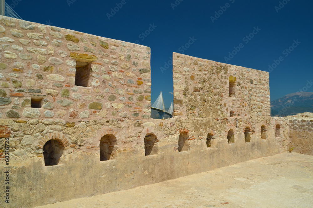 castle of rio antirio - patra city - greece