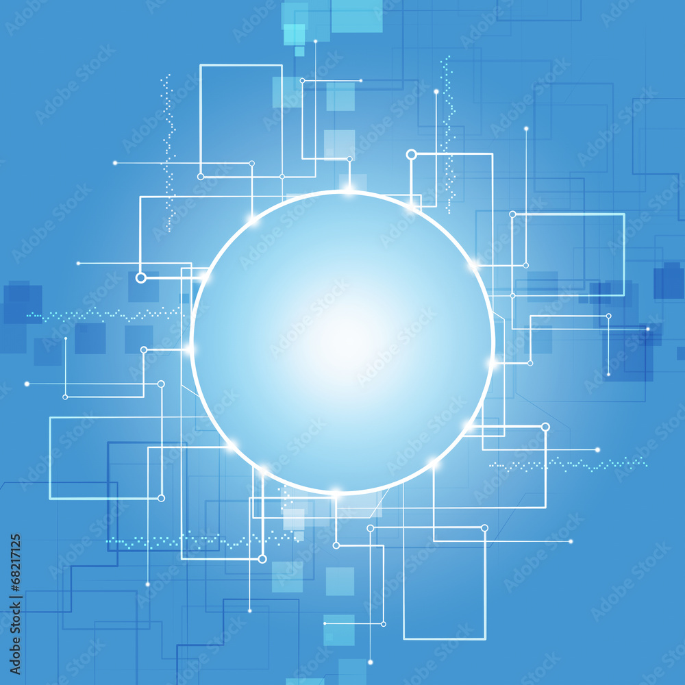 Fototapeta premium Abstract Communication Technology Background