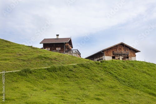 Fototapeta Alpine cabin
