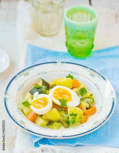 stewed vegetables with egg