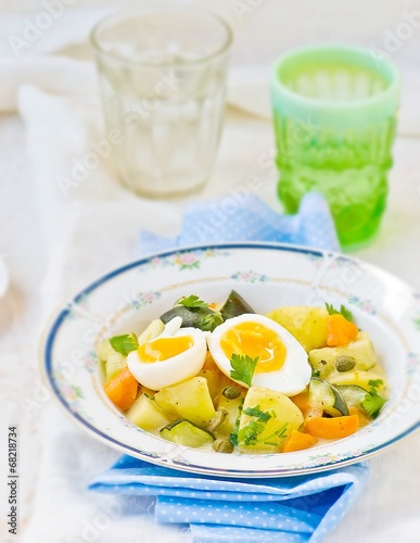 stewed vegetables  with egg