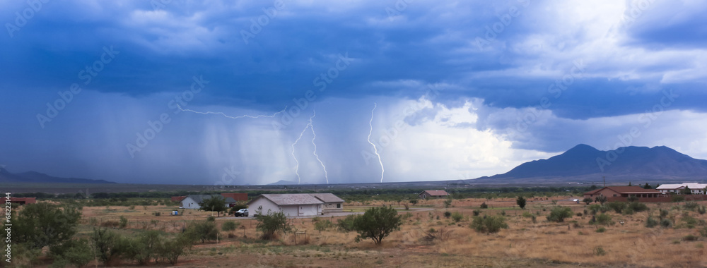 A Dance of Lightning Bolts Near San Jose