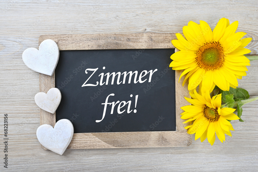 Naklejka premium Zimmer frei!