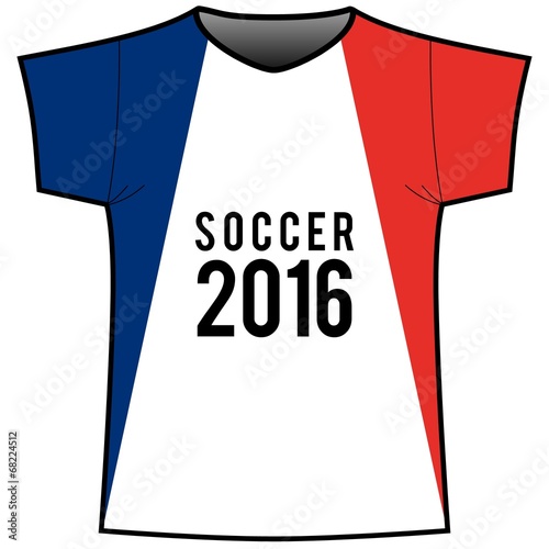 Fan Trikot Soccer Frankreich 2016