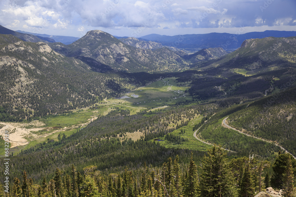 Naklejka premium Rocky Mountain National Park In Colorado