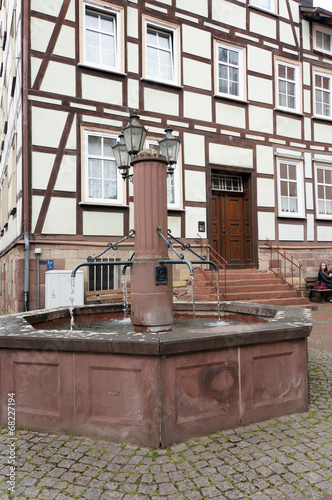 Brunnen in der historischen Altstadt photo