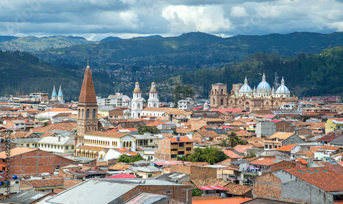 view of the city of Cuenca, Ecuador photo