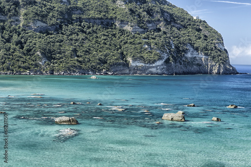 View of Citara beach in Ischia Island photo