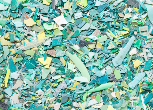 Canvas Print Plastic resin pellets background