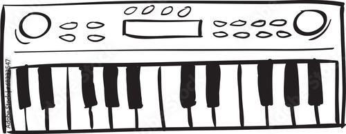 Musical Keyboard Doodle