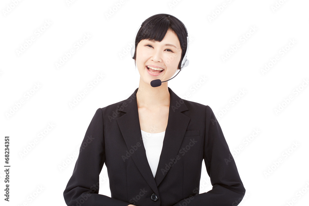 笑顔のオペレーター 笑顔のオペレーター