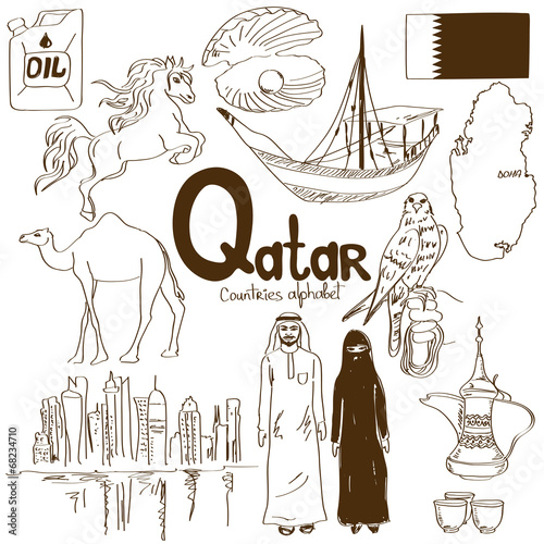Collection of Qatar icons