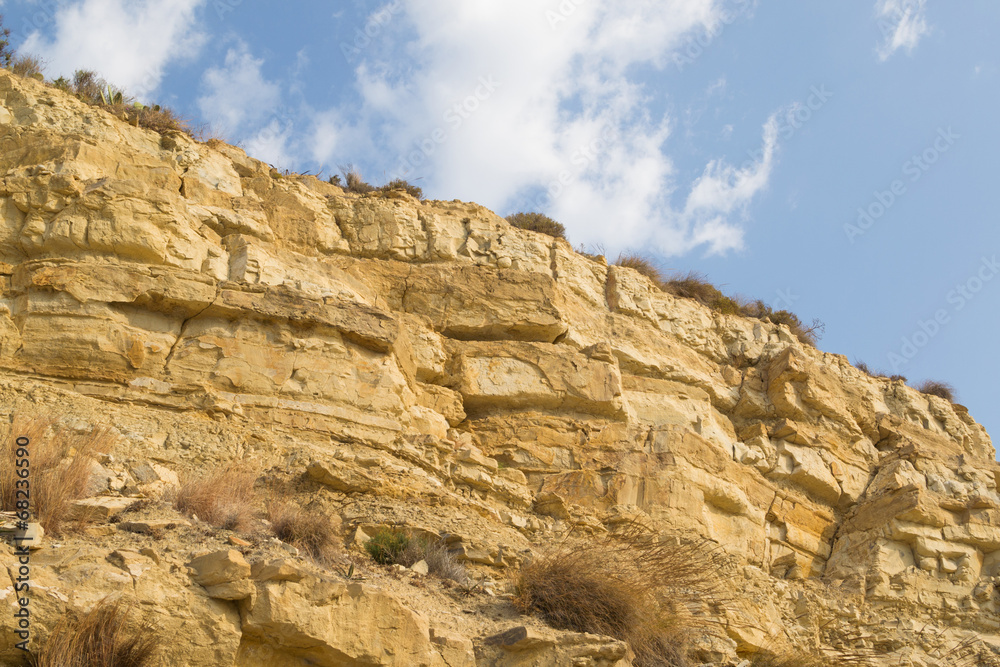 Limestone cliff