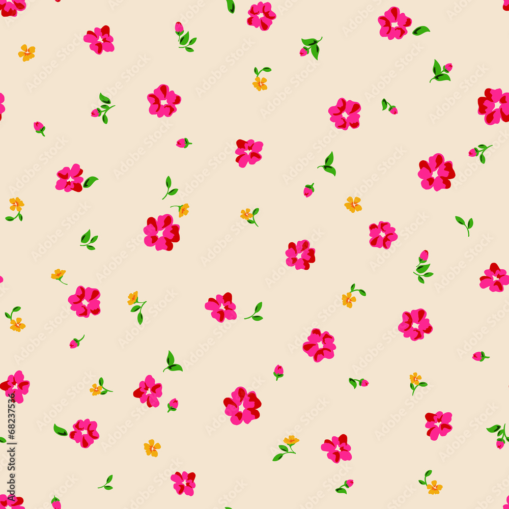 Small flower pattern seamless