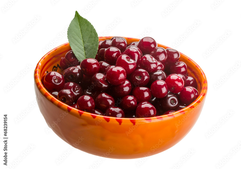Cherry in the bowl