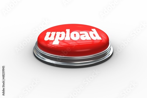 Upload on digitally generated red push button