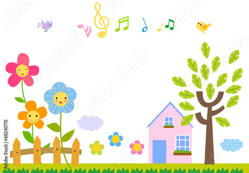Cute nature background