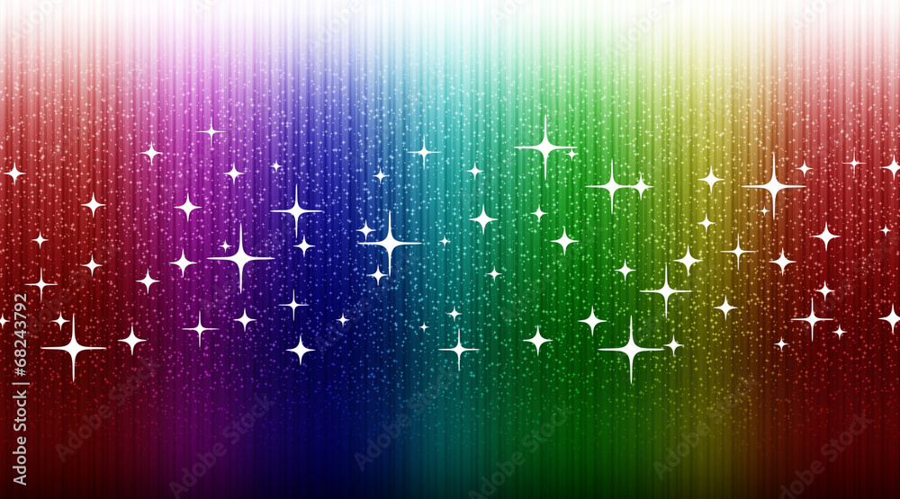 Magic spectral stars background