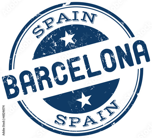 barcelona stamp