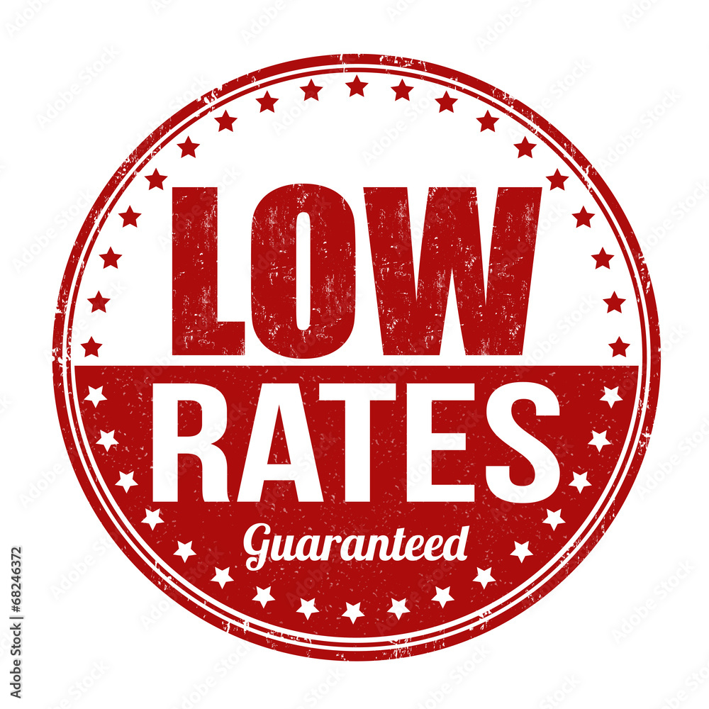Low rates stamp