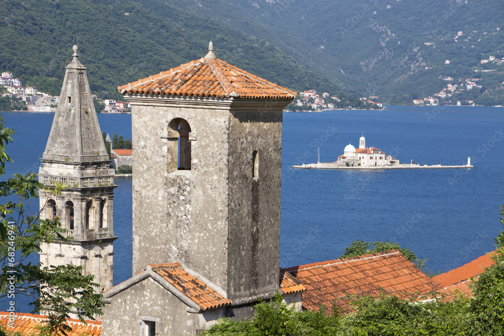 Montenegro - old medieval Mediterranean town