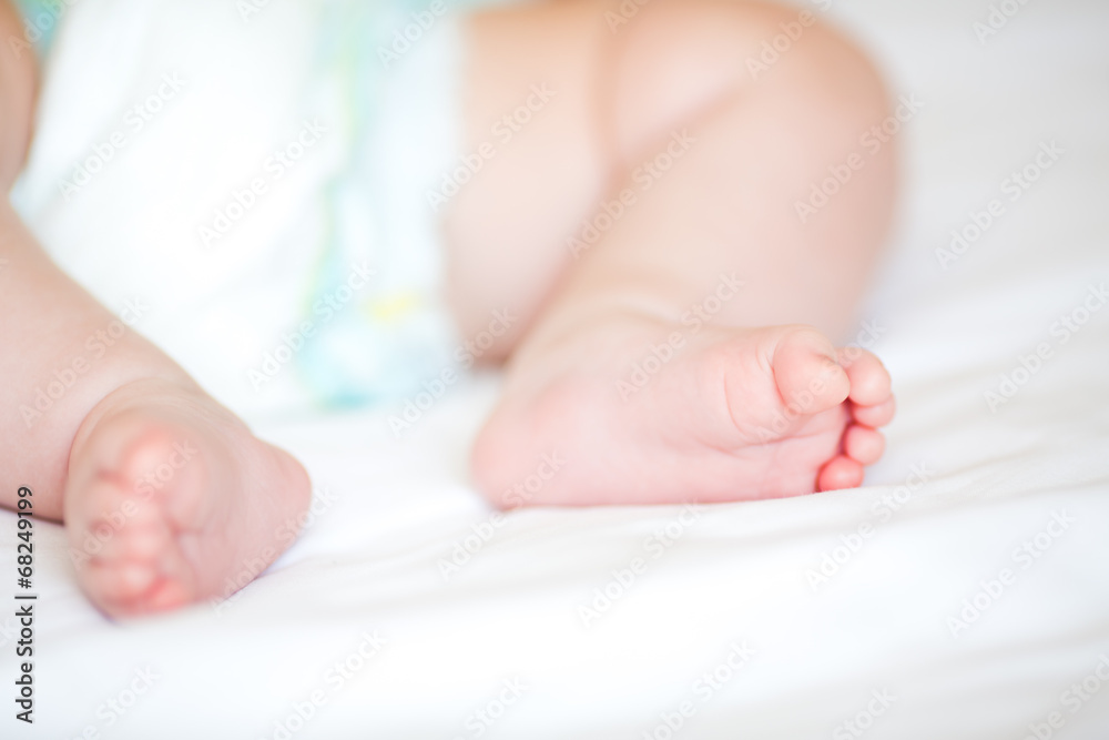 New born baby feet New born baby feet